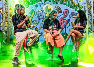 Trio acreano leva poesia periférica do Norte ao palco nacional em São Paulo