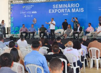 “Produtos do Acre estão diante do mundo”, destaca Jorge Viana na abertura do Exporta Mais Amazônia