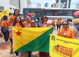 Mulheres de axé do Acre participam da 2ª Marcha das Mulheres Negras em Brasília
