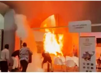 Incêndio atinge pavilhão da Blue Zone na COP30 em Belém; organização diz que fogo foi controlado e não deixou feridos